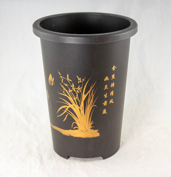 Heavy Duty Round Plastic Orchid Planter 4.75