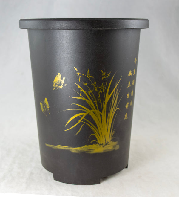 Heavy Duty Round Plastic Orchid Planter 4.75