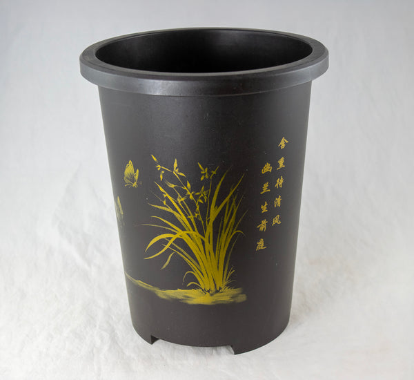 Heavy Duty Round Plastic Orchid Planter 4.75