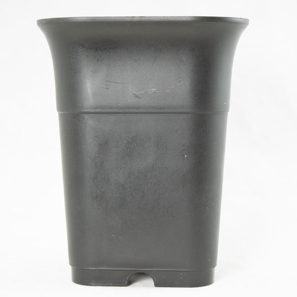 Mixed Square Black Plastic Cascade Bonsai Training Pots - 3.25