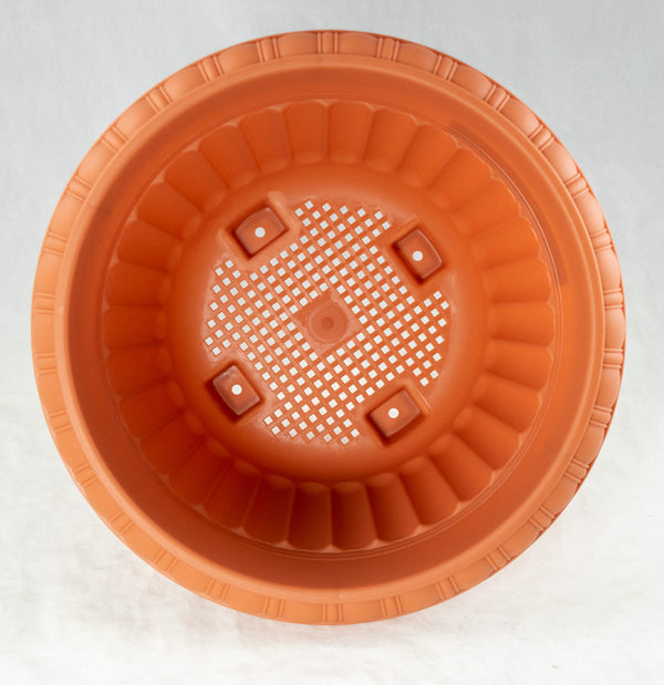 thumbnail image 2 of Takashima Japanese Plastic Bonsai Training Pot – Rectangular Tan – 13.75x7.5x5.5 – 2 Gallon – Made In Japan 2 of 5