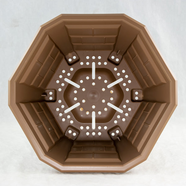 3 Assorted Japanese Hexagon/Round/Square Plastic Bonsai Training Pot