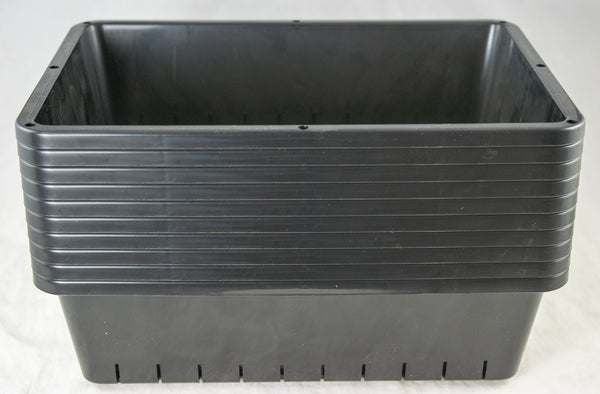 Japanese Black Plastic Propagation Tray - 10.25