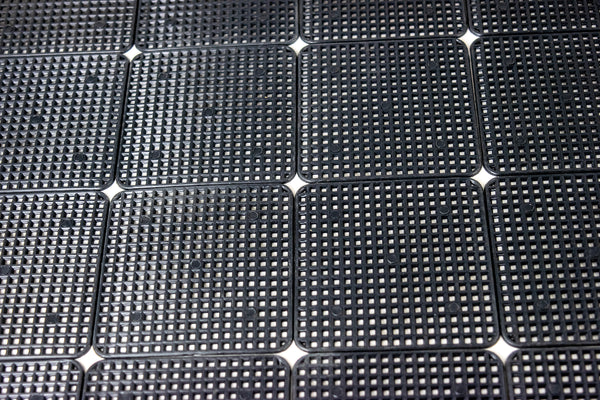 Mixed Square Black Plastic Drainage Mesh/Screen/Net - 1.75