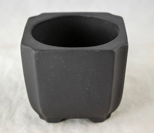 Vintage Square Zisha Mame Bonsai Pot + Mesh - 2.75