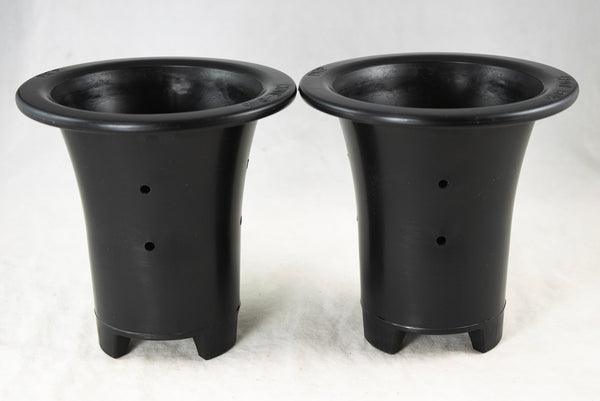 Japanese Heavy Duty Plastic Trumpet Shaped Orchid Planter 5