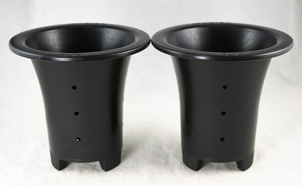 Japanese Heavy Duty Plastic Trumpet Shaped Orchid Planter 5