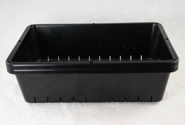 Japanese Black Plastic Propagation Tray - 10.25