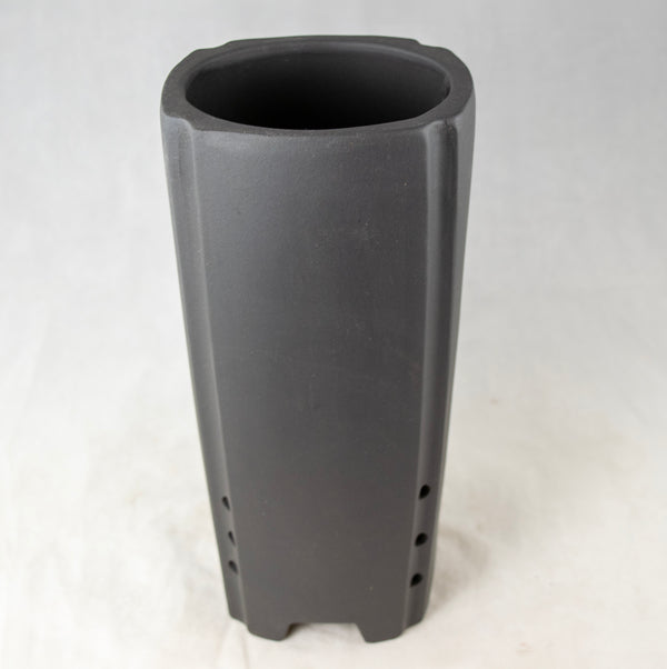 Square Yixing Zisha Cascade Bonsai Pot + Mesh - 4.5
