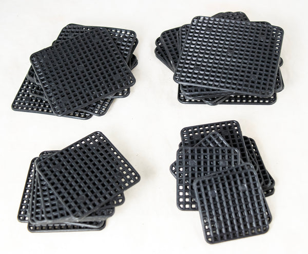Mixed Square Black Plastic Drainage Mesh/Screen/Net - 1.75
