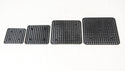 Mixed Square Black Plastic Drainage Mesh/Screen/Net - 1.75