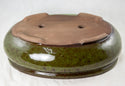 Oval Bonsai Pot + Tray + Mesh 12