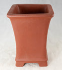Vintage Square Cascade Yixing Zisha Bonsai Pot + Mesh - 6