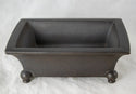 Vintage Rectangular Yixing Zisha Bonsai Pot + Mesh - 6