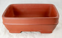 Rectangular Yixing Zisha Bonsai Pot + Mesh - 8.25