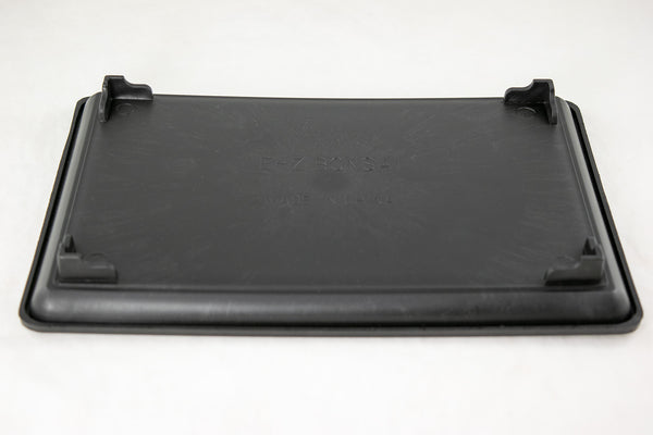 Rectangular Black Plastic Humidity/Drip Tray + Rocks - 9