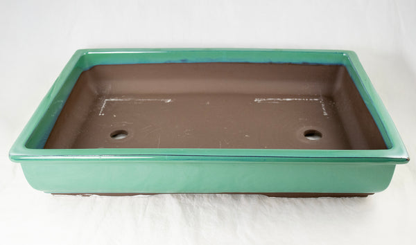 Japanese Yokkaichi Slim Forest & Raft Bonsai Pot 12.25