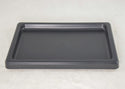 Japanese Rectangular Black Plastic Humidity/Drip Trays - 8.5