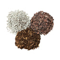 Fir Bark, Pumice, Red Lava for Bonsai Soil Mix - 1 Gal. Each Medium Grain