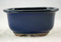 Japanese Yokkaichi Oval Glazed Bonsai Pot + Mesh 5.25