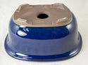 Japanese Yokkaichi Oval Glazed Bonsai Pot + Mesh 5.25
