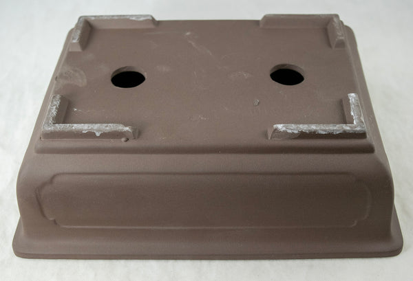 Japanese Yokkaichi Unglazed Bonsai Pot + Mesh  9.75