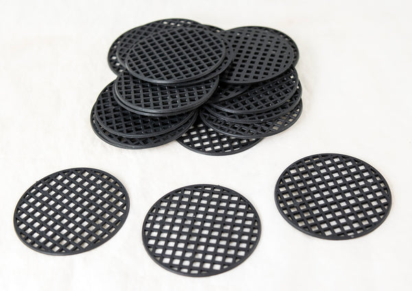 Round Black Plastic Drainage Mesh/Screen/Net - 2