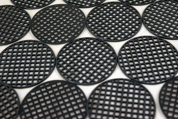 Round Black Plastic Drainage Mesh/Screen/Net - 2
