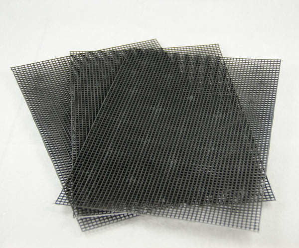 3 Sheets Black Plastic Drainage Mesh/Screen/Net for Pots - 7.8