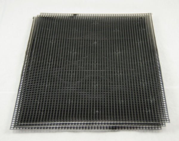 3 Sheets Black Plastic Drainage Mesh/Screen/Net for Pots - 7.8
