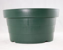 Japanese Heavy Duty Round Green Plastic Bonsai Training Pot - 8.25