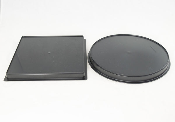 2 Japanese Plastic Round/Square Humidity/Drip Trays - 7.5