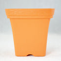 Square Orange Cascade Plastic Bonsai Training Pot - 4