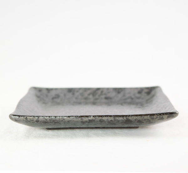 Square Black Stain Ceramic Humidity/Drip Tray - 5.25