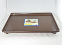 Japanese Rectangular Deluxe Plastic Humidity/Drip Tray - 11.25