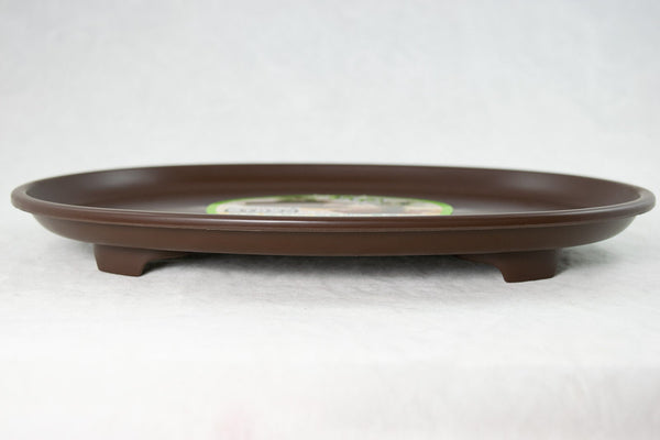 Oval Japanese Deluxe Plastic Humidity/Drip Tray - 9.5