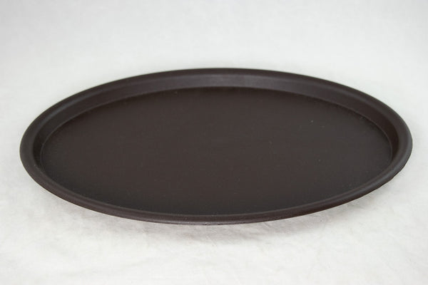 Mixed Oval Brown Plastic Humidity/Drip Tray - 9