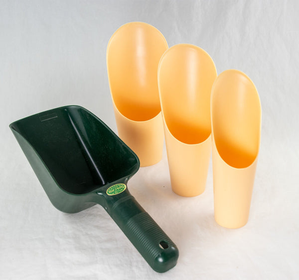 4 Japanese Plastic Bonsai Soil Scoops