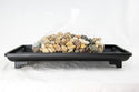 Rectangular Black Plastic Humidity/Drip Tray + Rocks - 9