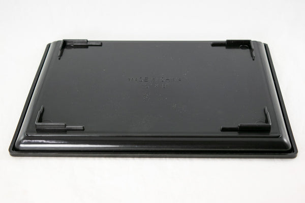 Rectangular Black Plastic Humidity/Drip Tray - 10.25