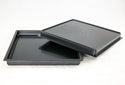 Japanese Square Black Plastic Humidity/Drip Tray - 7.5