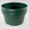 Japanese Heavy Duty Round Green Plastic Bonsai Training Pot - 8.25