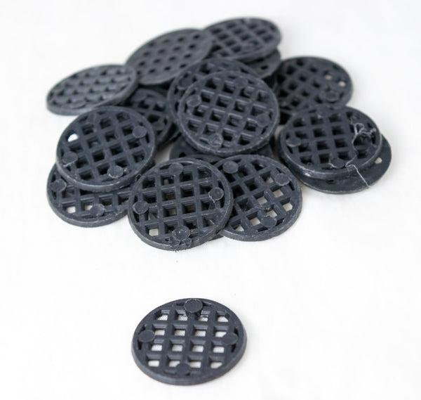 Round Black Plastic Drainage Mesh/Net/Screen -  1