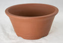 Round Yixing Zisha Bonsai Pot + Mesh - 5.75