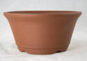 Round Yixing Zisha Bonsai Pot + Mesh - 5.75