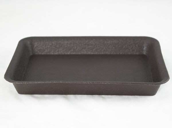 Rectangular Dark Brown Plastic Humidity/Drip Tray - 7